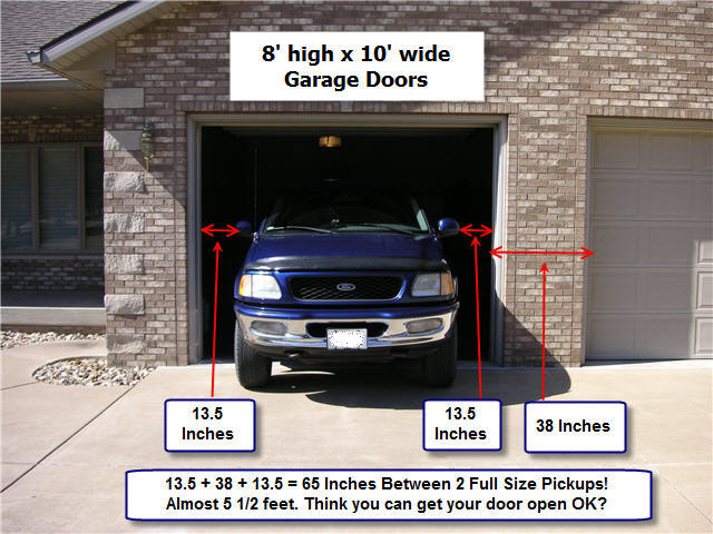 Garage Doors Measured and Compared to Truck