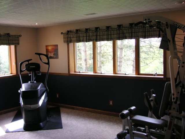 Large Exercise Room in Custom Home With Acreage For Sale