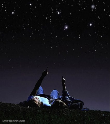 watching meteor showers at our home in the country for sale